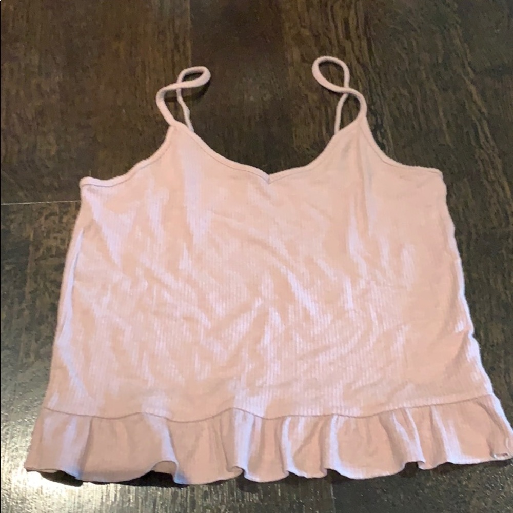 Pink camisol tank top flowy